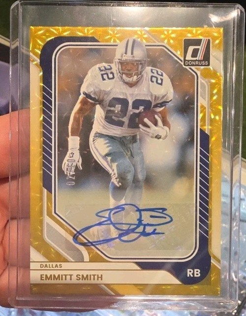 2026 Donruss Emmitt Smith Gold Auto /10