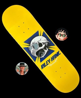 SUPER RARE Riley Hawk Chicken Skull Tony Hawk Baker Skateboard