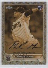 2022 Topps Gilded Collection Cast in Gold /199 Mackenzie Gore #CGA-MG Auto 07d9