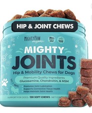 Waggables Joint Support Chews โ Glucosamine MSM Chondroitin, 120 Ct, USA Made