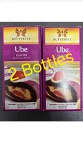 Butterfly Ube Purple Yam Flavoring Paste Extract 2 oz. (PACK OF 2 BOTTLES)