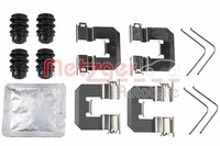 Metzger ZubehöRsatz Scheibenbremsbelag FüR Volvo XC40 536 T5 Plug-In Hybrid