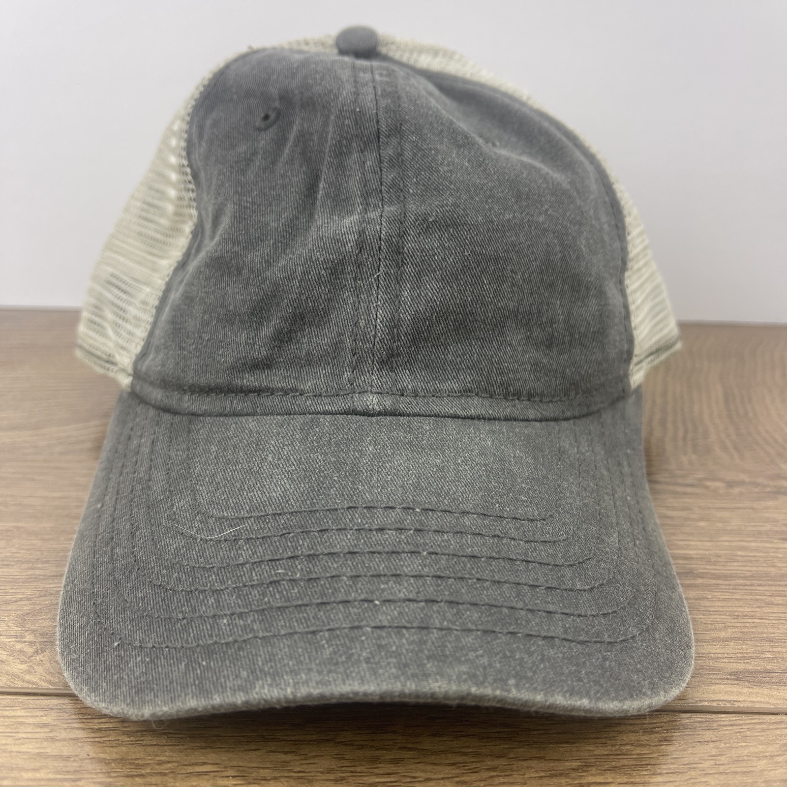 Plain Gray Baseball Hat Running Hat Gray Cap Adju… - image 5