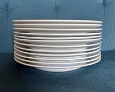 Set of 4, IKEA 365+ Susan Pryke Large Soup Pasta Bowls White, 10 inch
