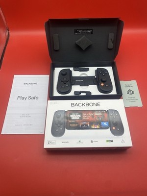 Backbone One 2nd Gen Mobile Controller Black for iPhone USB-C Ergonomic