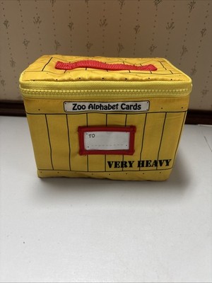 Urban Kiddy Zoo Soft Educational cloth, Alphabet Cards In Case ￼