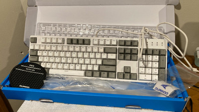 Durgod Taurus K310 Wired Mechanical Keyboard Cream White Cherry Silent Red