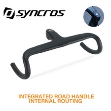 Road Bicycle Integrated Drop Bar Carbon 28.6mm Internal Routing with Spacers