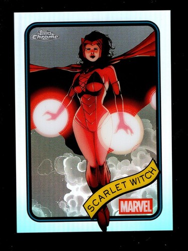 Scarlet Witch [Black Refractor] #TP-2 Marvel 2025 Topps Chrome Patrimony card