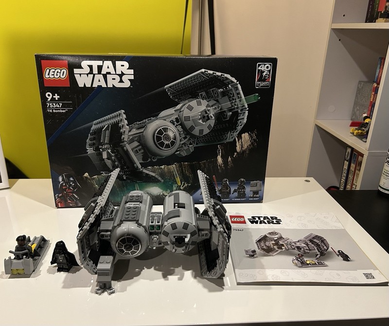 LEGO Star Wars 75347 TIE Bomber Complete Set w/ Box Manual Darth Vader