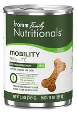 NEW Fromm Family Nutritionals Mobility Recipe Canned Dog Food 12/13oz Cans