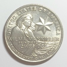 United States US Quarter Dollar Coin 2022 - Wilma Mankiller - Commemorative Coin
