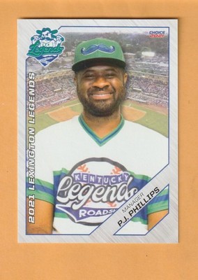 P.J. Phillips Lexington Legends 2021 Card #25 Stone Mountain Georgia