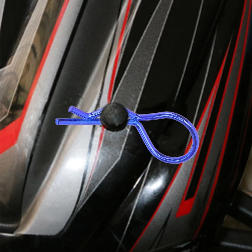 10Pcs 13MM RC Car Shell Clip RShape Metal Body Clips Pins for 1/5 1/6 1/8 1/10 - Image 3 of 4