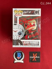CJ C.J. Graham signed Friday the 13th Jason Voorhees Funko Pop #01 Beckett COA