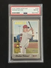 2019 Topps Heritage - Shohei Ohtani #430 White Jersey, Batting Pose PSA 8