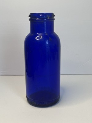 Vintage Early 1900 s Emerson Drug Co. Bromo - Seltzer Cobalt Blue Glass Bottle