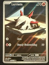 Pokémon TCG Larvesta 196/191 Sv08: Surging Sparks Holo - Illustration Rare