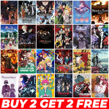 Anime Posters Wall Art A3 A4 5x7 Japanese Manga Print Collection Room Decor Gift