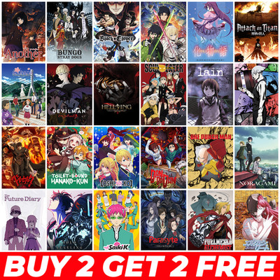 Anime Poster Wandbilder A3 A4 5x7 Japanischer Manga Druck Sammlung Raumdeko Geschenk