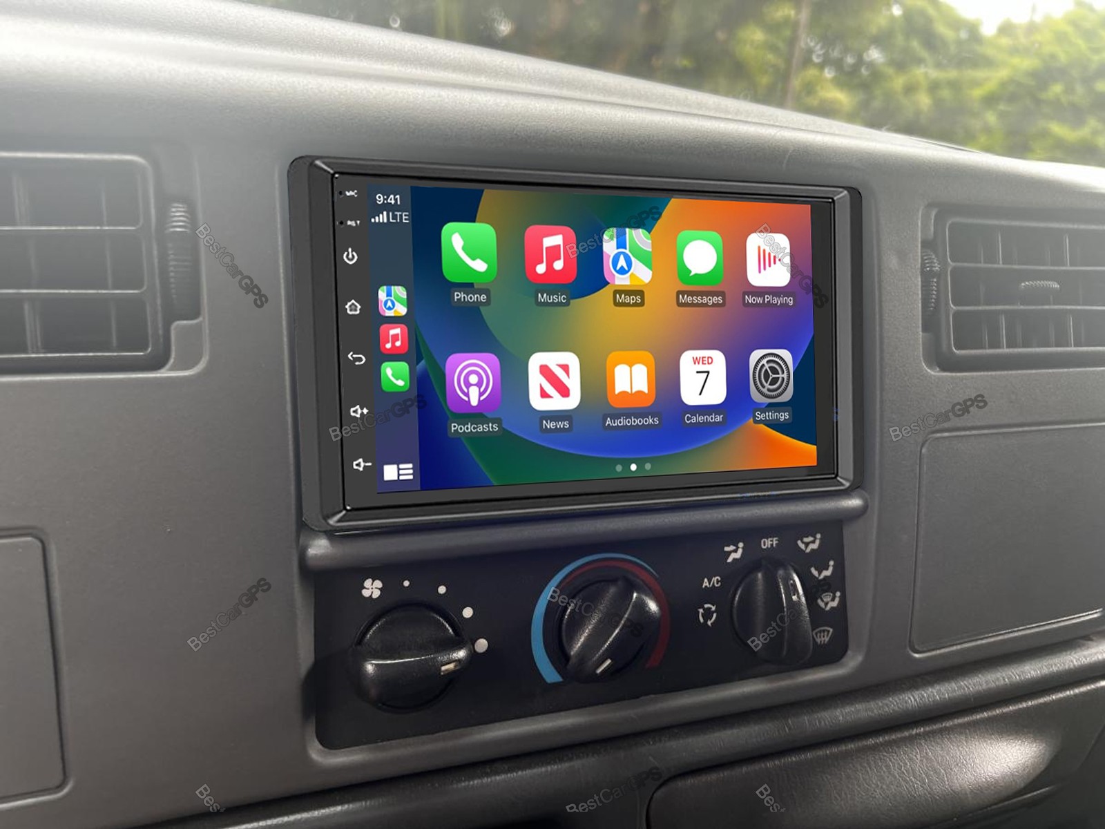 32G For Ford F250 F350 1999-2004 Android 15 Carplay Car Stereo Radio BT Sat Nav