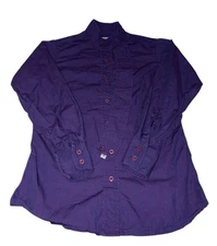 Equestrian English Show Shirt Girls Youth 8 Horse Show Pale Horse Designs Purple