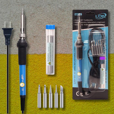 Soldering Iron Electric Gun Adjustable Temperature Welding Kit 60W