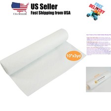 Wash Away - Water Soluble Machine Embroidery Stabilizer Backing  Topping 10"...