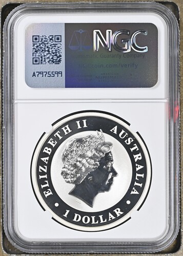 2017P AUSTRALIA KOALA S$1 MS 69 Cert. 8350394-009 - Picture 2 of 8