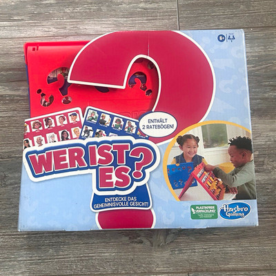 Hasbro Gaming Spiel  Wer ist es?  2 Spieler 5-7 J. inkl. 2 Ratebögen