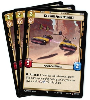 x3 Canyon Frontrunner - 228/264 - A Lawless Time - SWU - NM/M