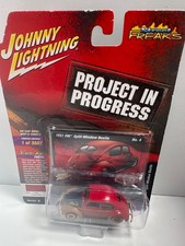 JOHNNY LIGHTNINIG  PROJECT IN PROGRESS 1951 VW SPLIT WINDOW   1/64 DAMAGED CARD