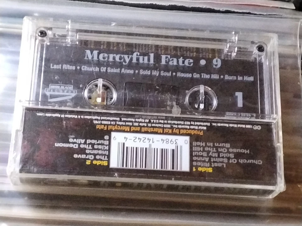 ORIGINAL MERCYFUL FATE 9 CASSETTE 1999 USA EDITION SEALED HEAVY METAL BLADE ROCK - Image 2 of 4