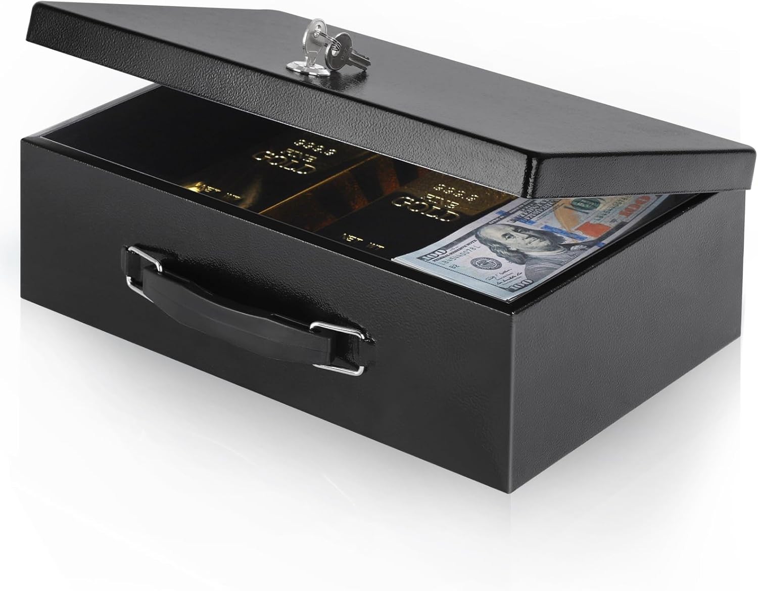 Fire Resistant Safe Fire Safe Box with Key Lock for Home Office Security Storage