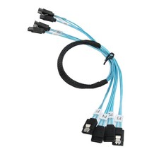Mini Sas 4Sata Transmission Cable Connect To Sdd Hard Disk Computer Server AM