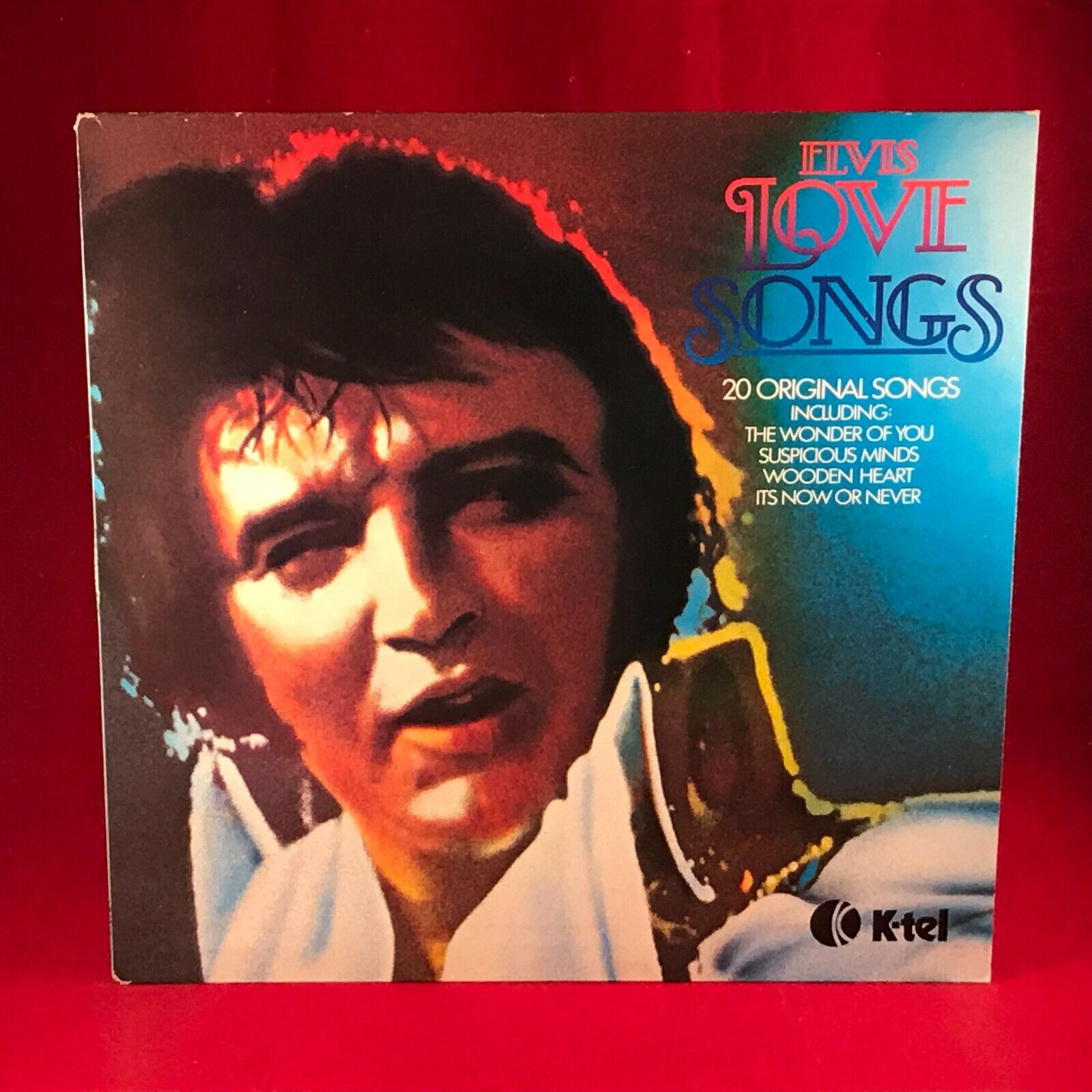 ELVIS PRESLEY Love Songs 1979 UK VINYL LP k-tel record D best of ballads