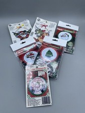 Lot 6 Of Needlepoint Crossstitch NIB Kits Christmas