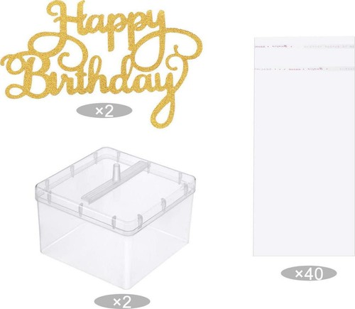 2 Set Money Cake Pull Out Kit Include 2 Pulling Money Box 2 Plastic Roll 40 - Picture 3 of 12