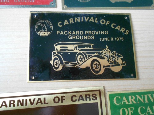 1970-1973 1975-1979 Carnival of Cars Dash Plaque Lot of 9 Michigan Region CCCA - Picture 6 of 11