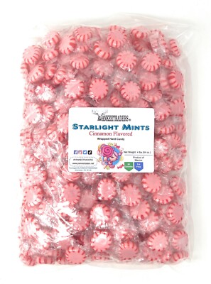 Cinnamon Starlight Mint Hard Candy - 4 lbs. ~ YANKEETRADERS  ~ FREE SHIPPING