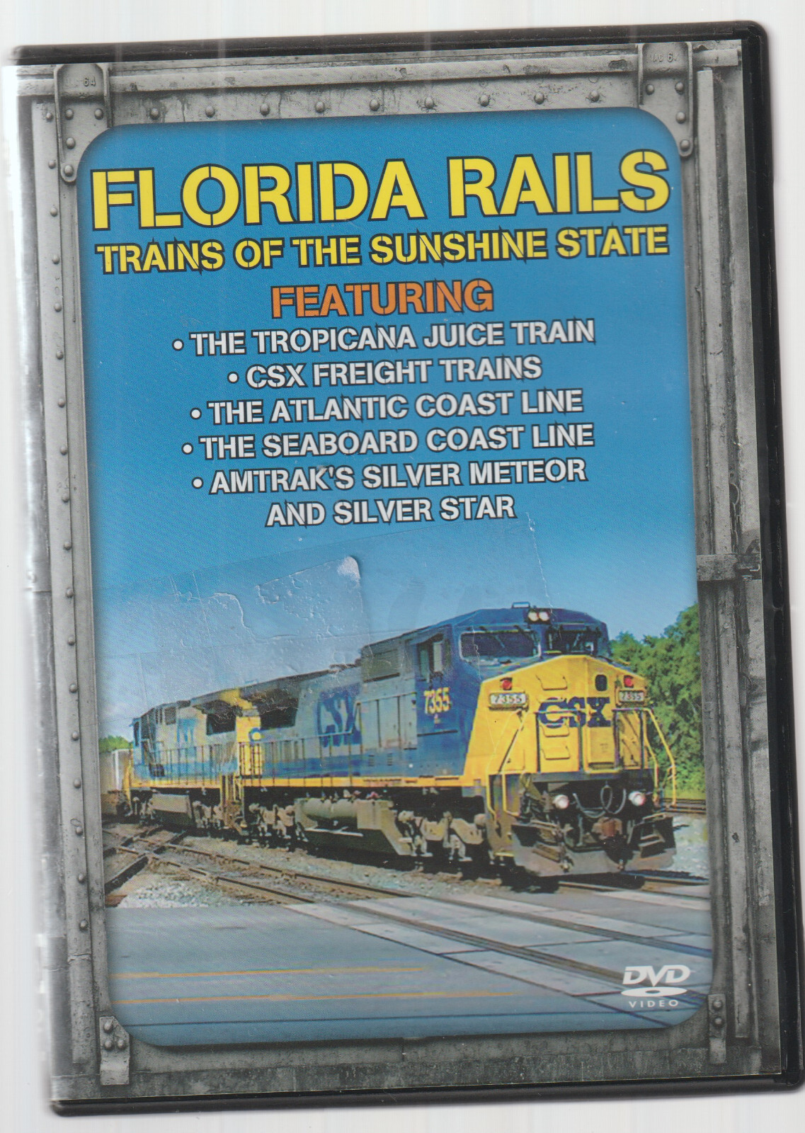Florida Rails - Trains Of The Sunshine State (DVD) Railway DVD ~ US RailRoads