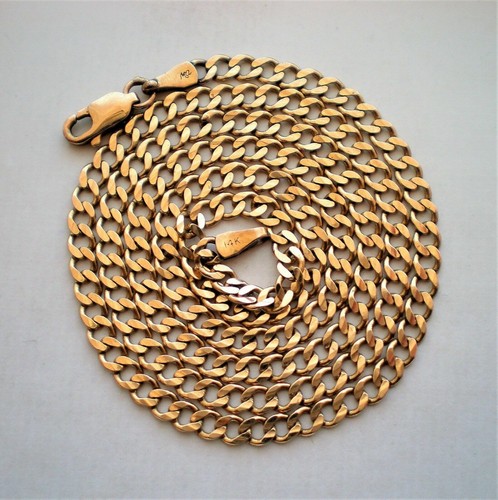 Solid 14K Yellow Gold Necklace Chain 