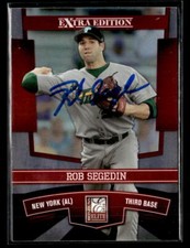 Rob Segedin signed auto 2010 Donruss Elite Extra Edition #40 card