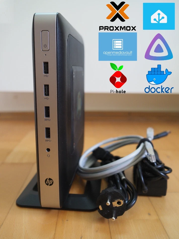 HP T630 TC | 8GB RAM / 128GB SSD | Homeserver / Proxmox VE / Home Assistant