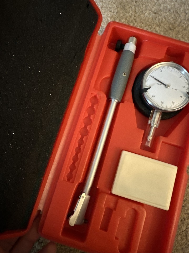 .8"1.5" Dial Bore Gage .0005" Accuracy Hardened Ball End Anvils