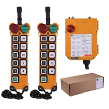 10 Buttons Double Speed Hoist Crane Industrial Wireless Radio Remote Controller