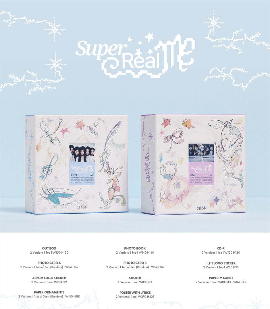 K-Pop CD ILLIT - 1st Mini Album 'Super Real Me' | eBay