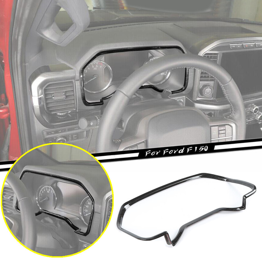 2023 Ford F150 Black Wood Grain Console Dash Panel Cover Trim