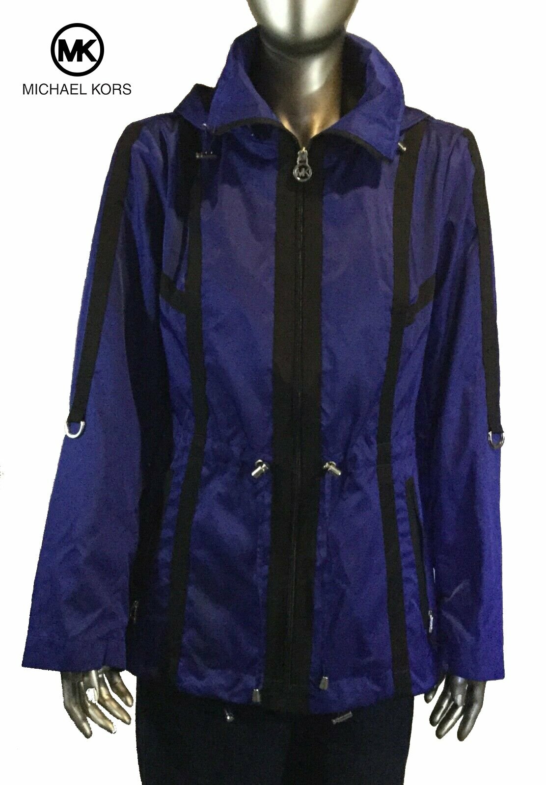 Michael Kors Hooded Zip Front Anorak 