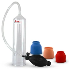 LeLuv Penis Vacuum Pump EasyOp Bgrip 3 Small Medium Large Size Silicone Sleeves